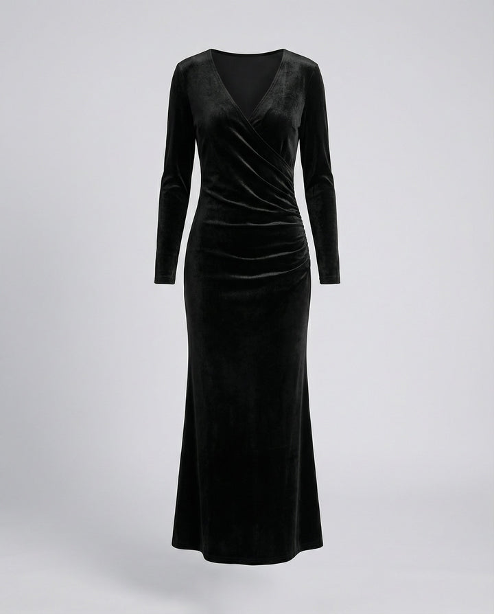 Elegant Velvet Bodycon Dress