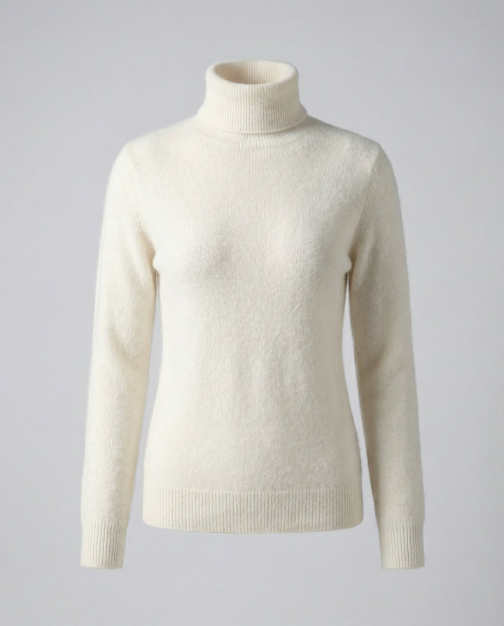 Soft Cashmere Roll Neck Sweater Women