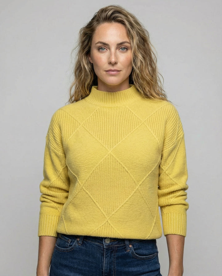 Soft Cashmere Roll Neck Sweater Women