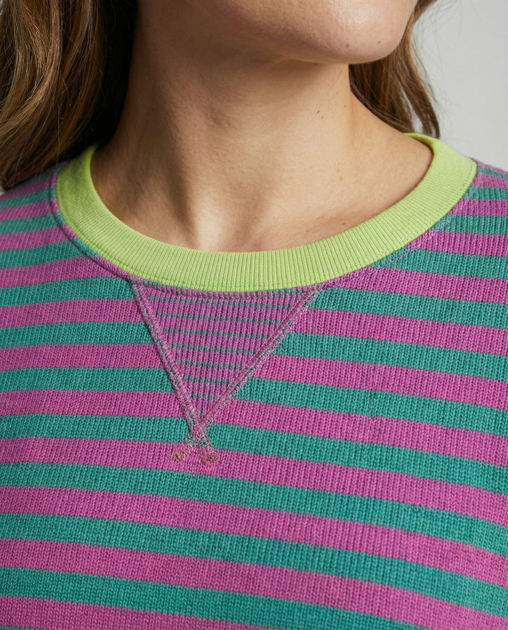 Striped Oversized Sweater Women
