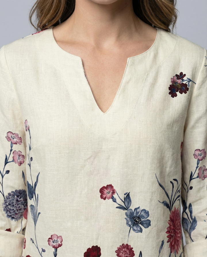Elegant Flower Dress Women