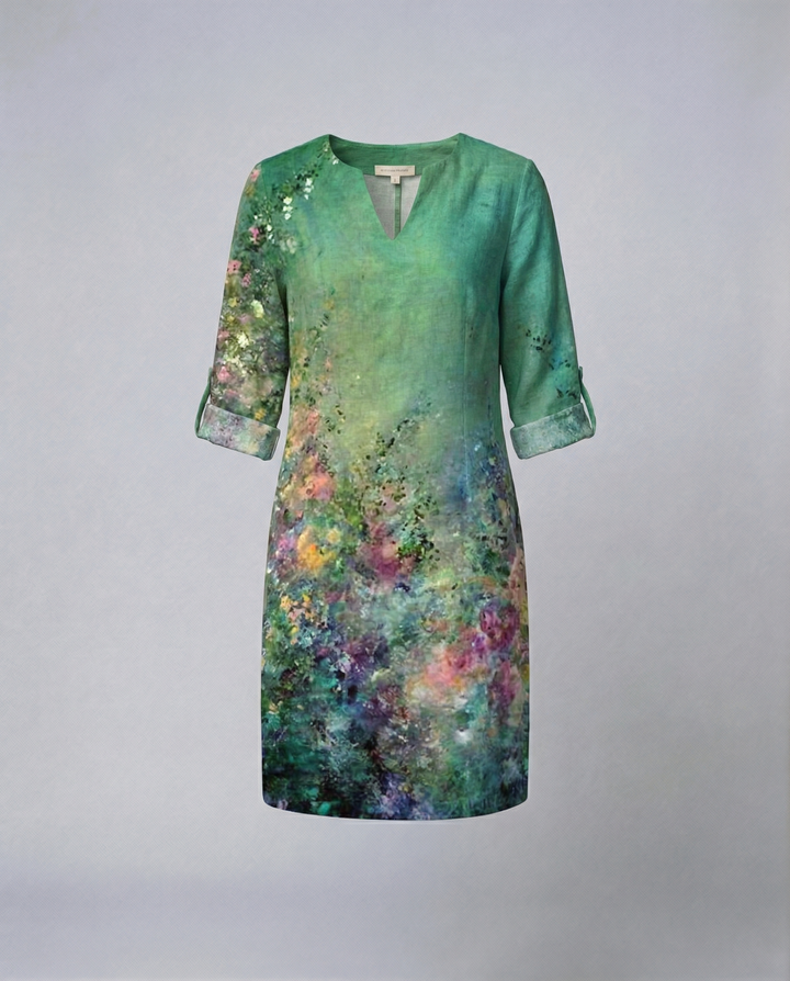 Elegant Flower Dress Women