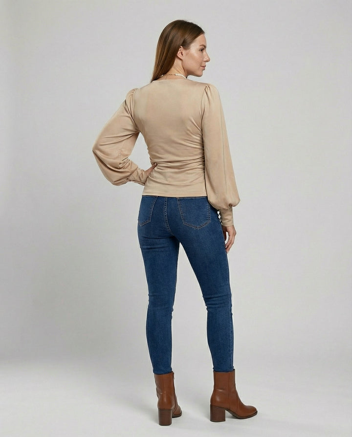Elegant Women's V-Neck Top