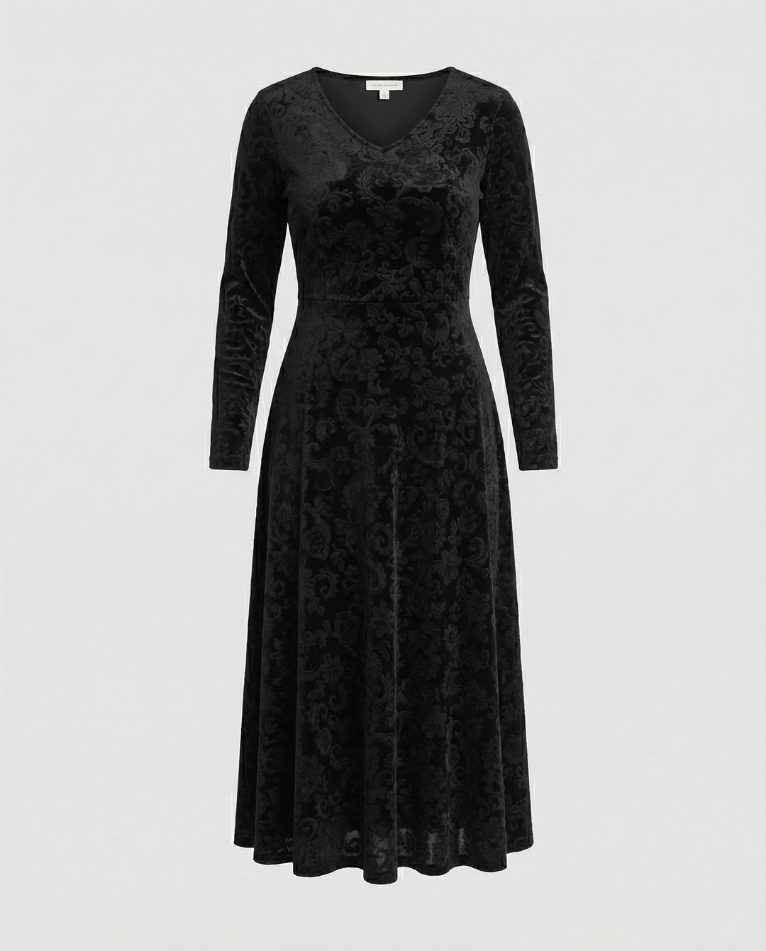 Figure-flattering Flared Dress