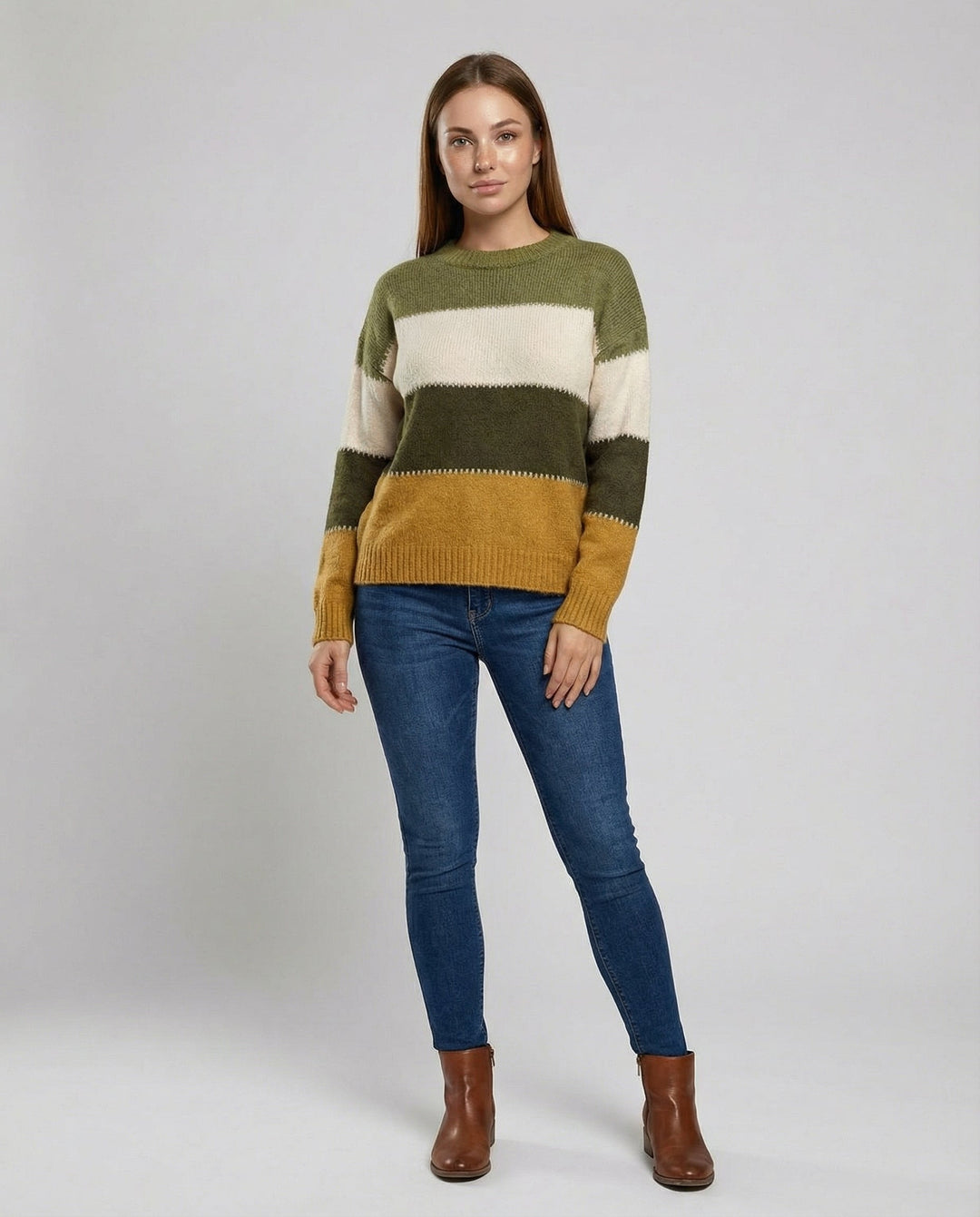 Striped Women's Sweatshirt