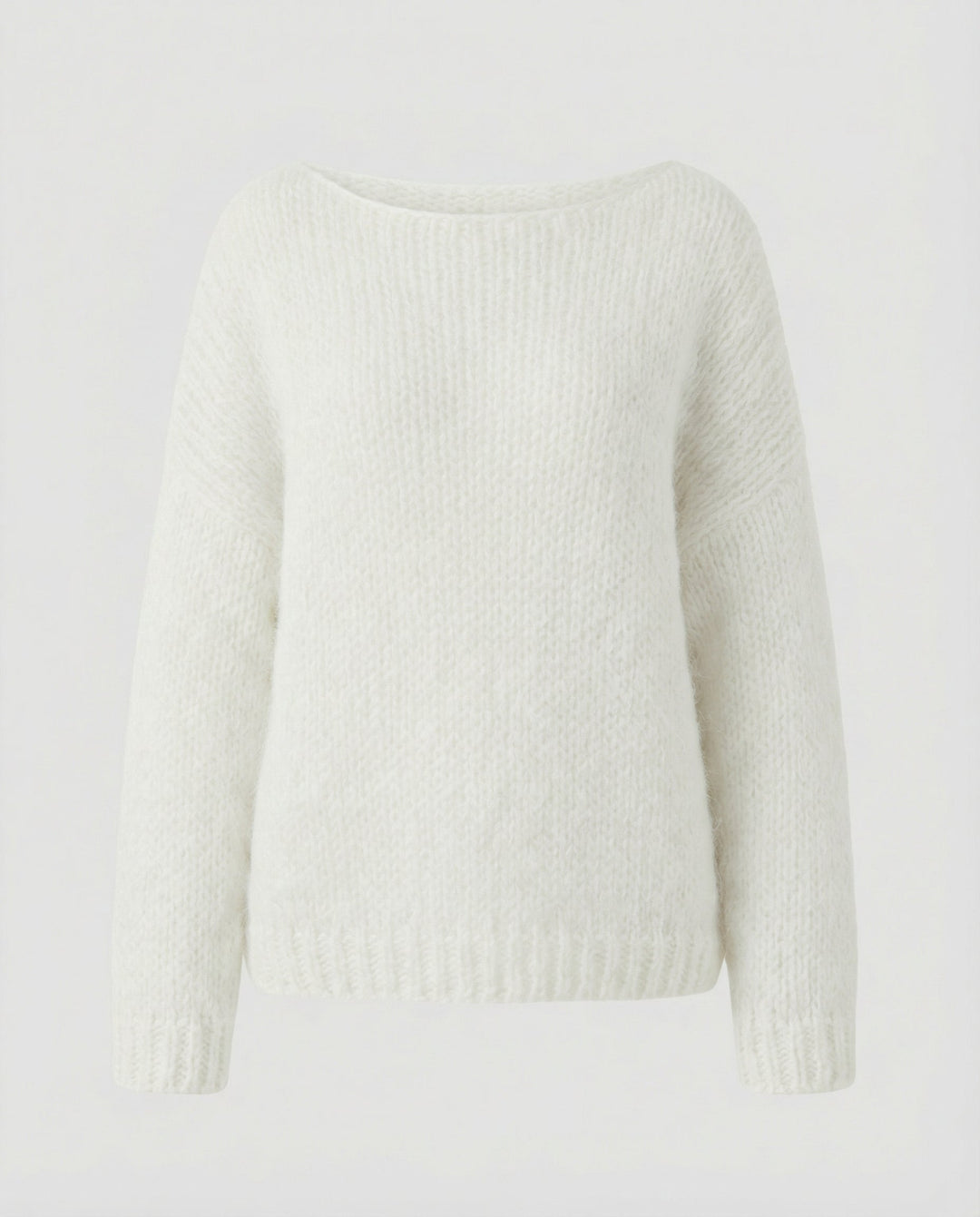Oversized Pullover U Boat Neck