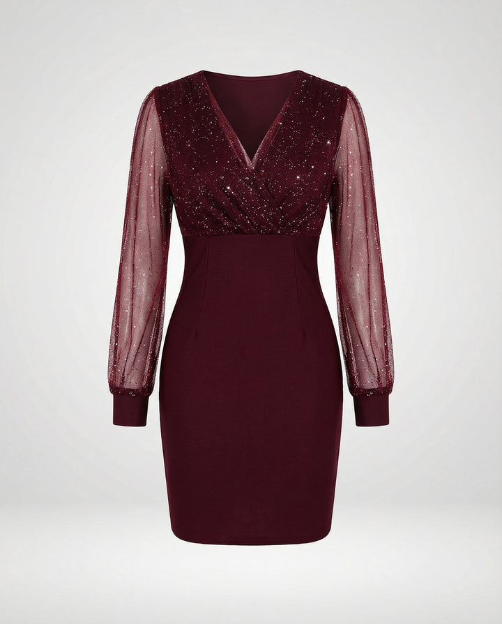 Elegant Sequin Party Dress Women