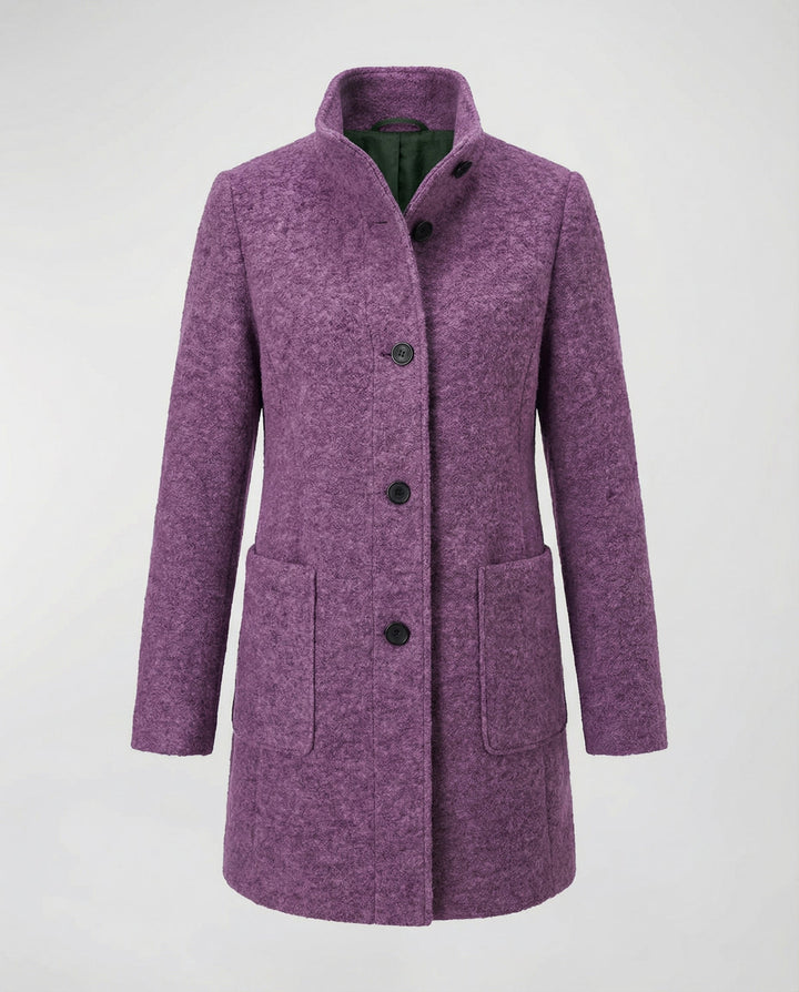 Elegant Vintage Wool Coat Women