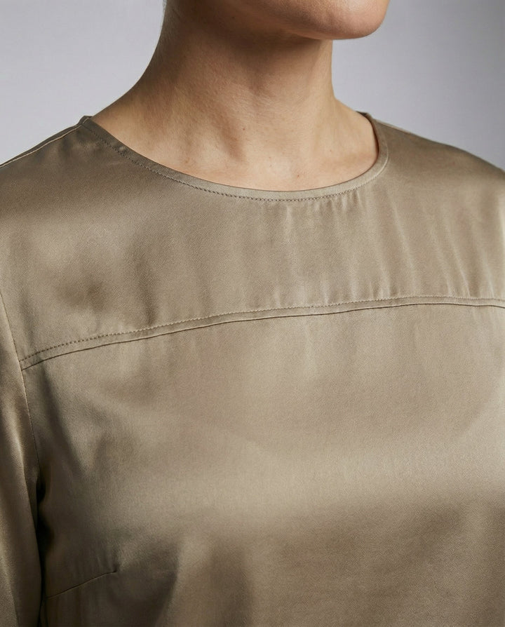 Elegant Satin Two-Piece Women