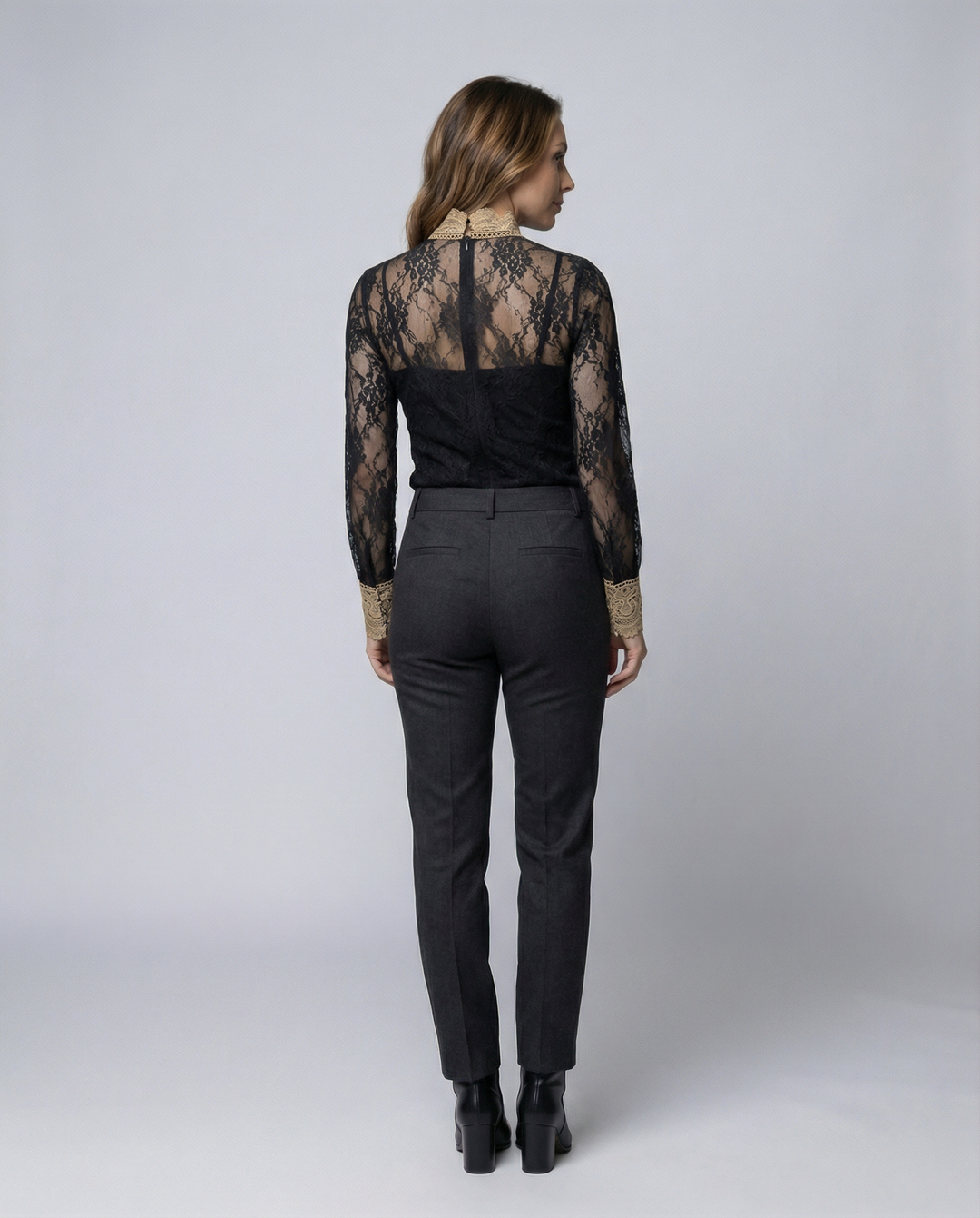 Embroidered Ladies Lace Blouse