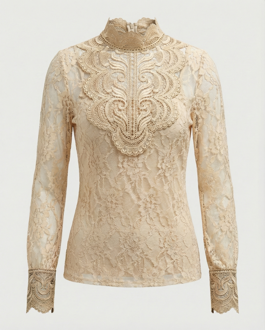 Embroidered Ladies Lace Blouse