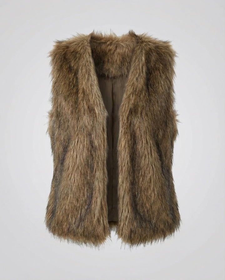 Faux Fur Vest Women