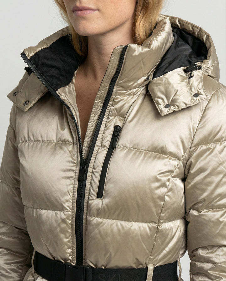 Quilted women's ski jacket