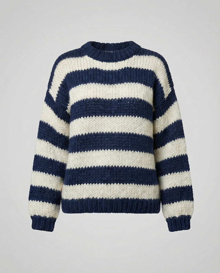 Striped Women's Oversized Sweater