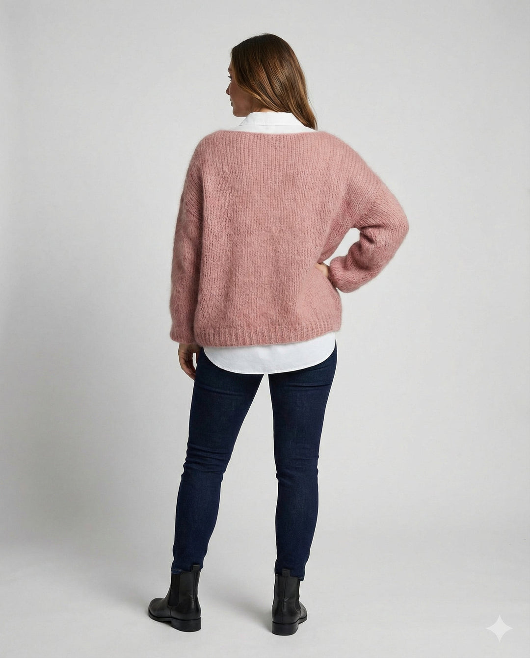 Colorful Carmen sweater women