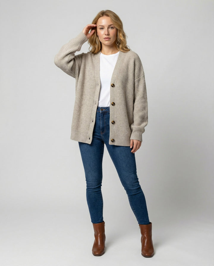 Stylish cashmere cardigan