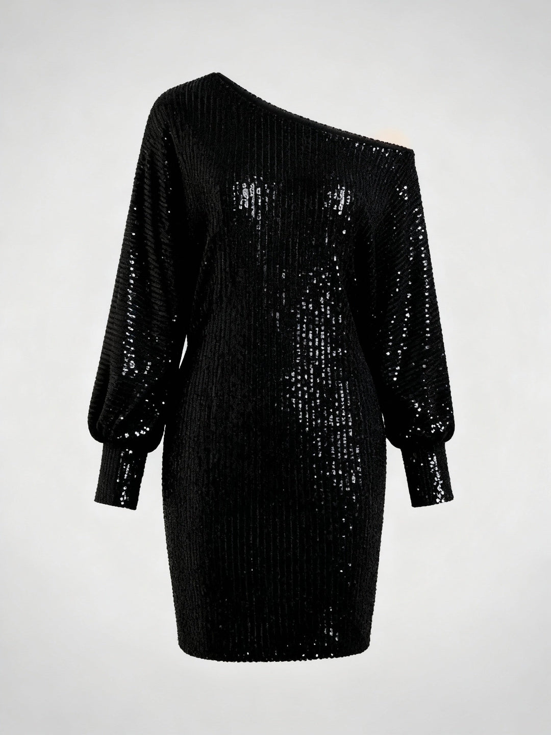 Glamorous Contrast Sequin Dress Women
