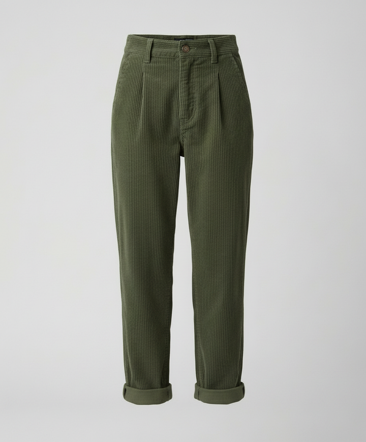 Casual Comfort Cord Pants Women