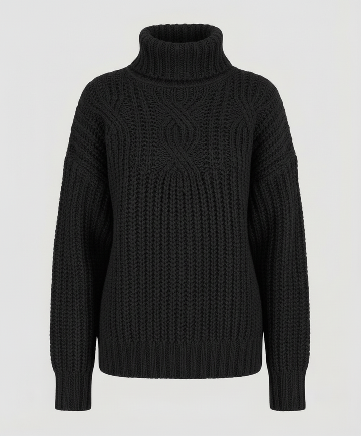 Comfortable turtleneck sweater women