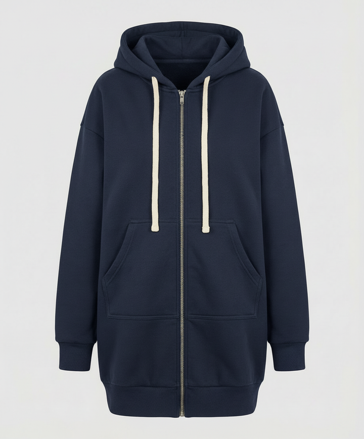 Knee-length Comfort Hoodie Women