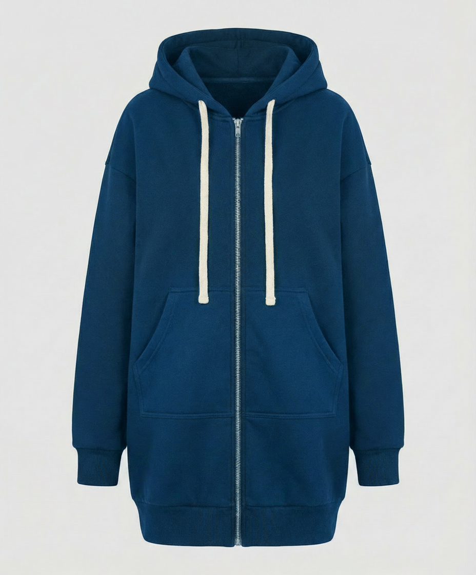 Knee-length Comfort Hoodie Women