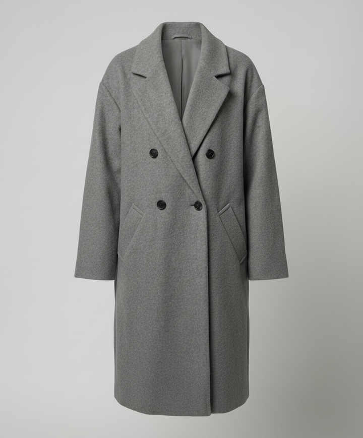 Elegant Oversized Wool Coat Women