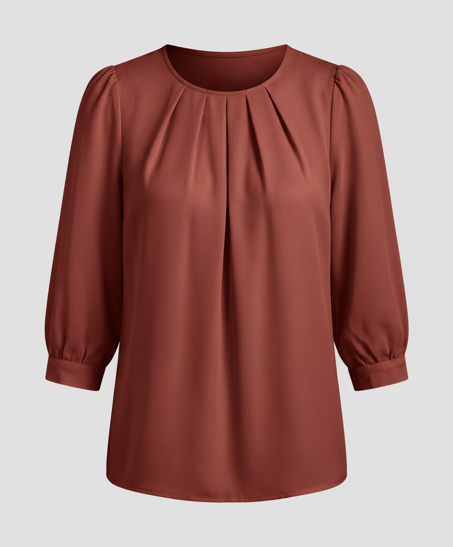 Elegant Satin Blouse Women