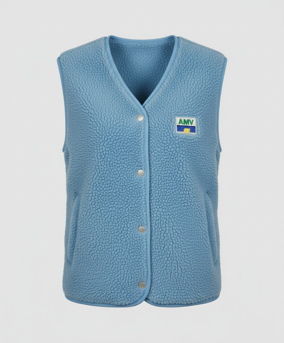 Women's Vest Button Closure