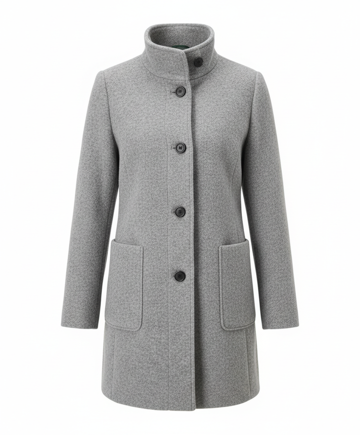 Elegant Vintage Wool Coat Women