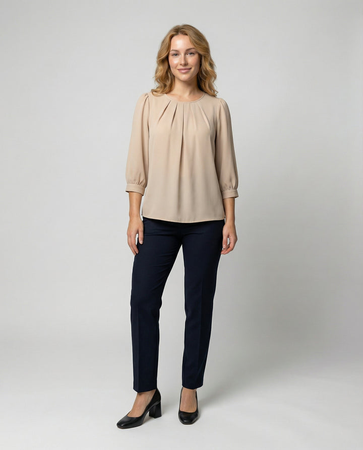 Elegant Satin Blouse Women