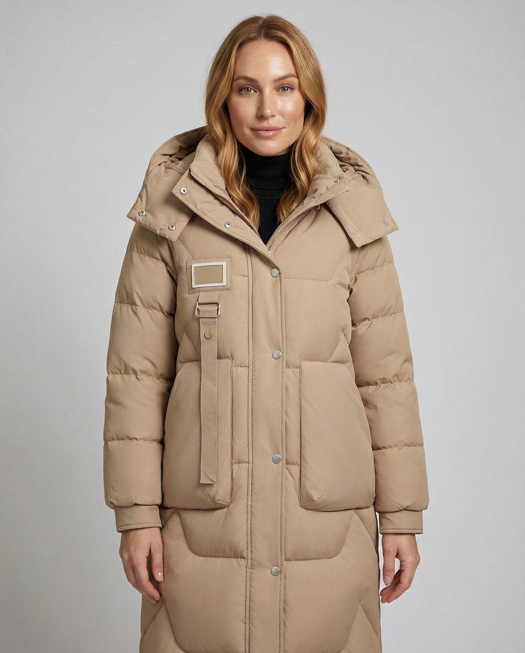 Winter coat women hood
