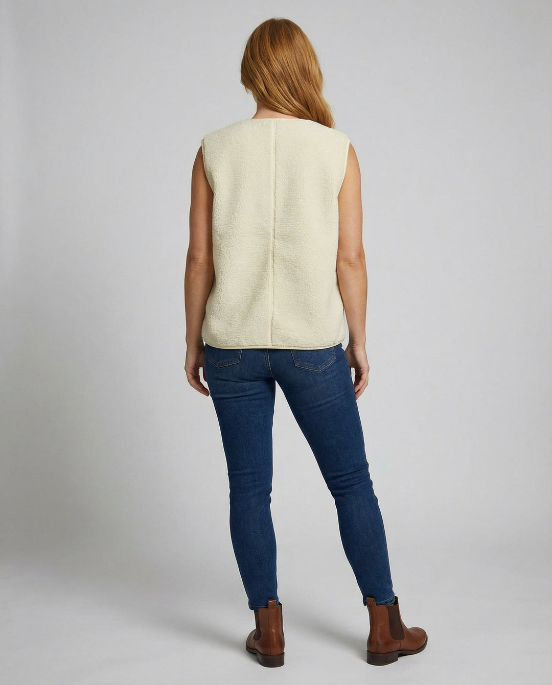 Women's Vest Button Closure