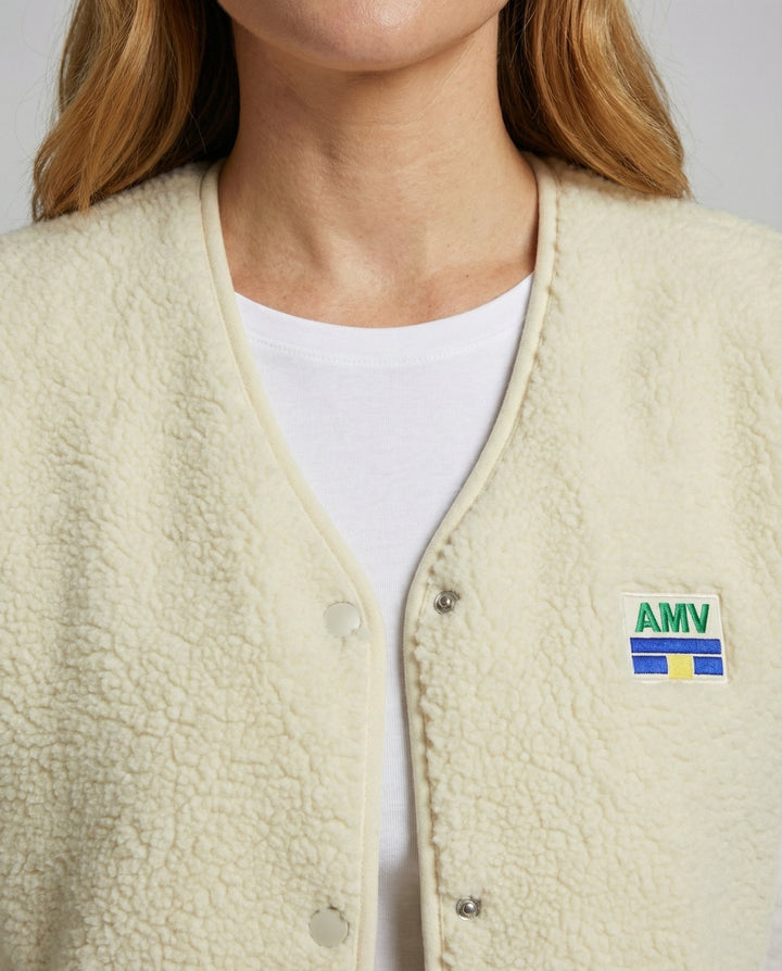 Women's Vest Button Closure