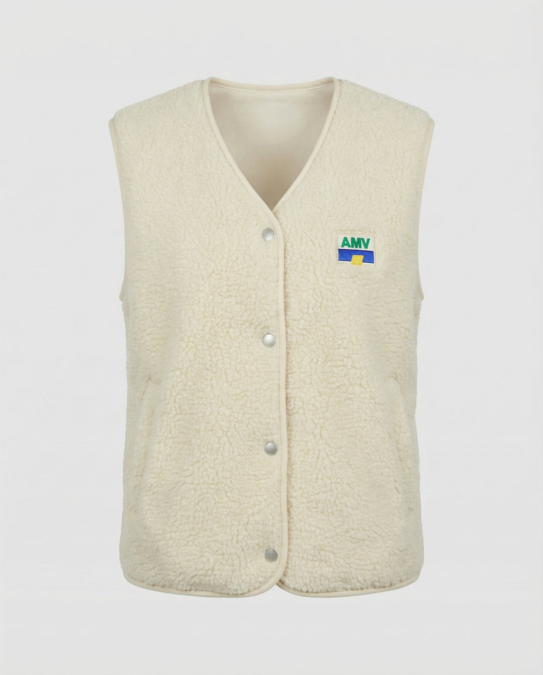 Women's Vest Button Closure