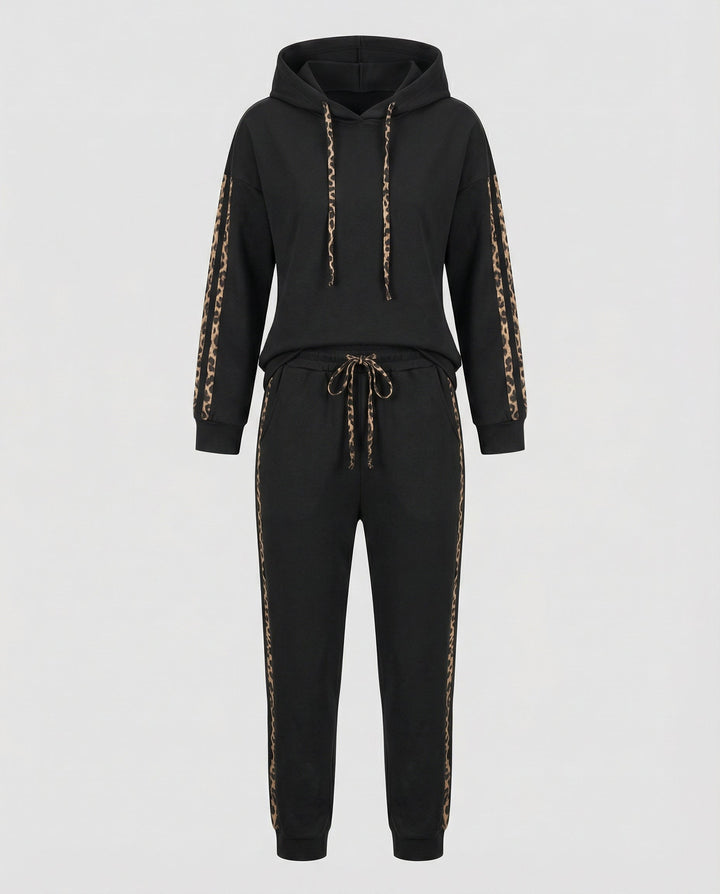 Zebra pattern women's tracksuit
