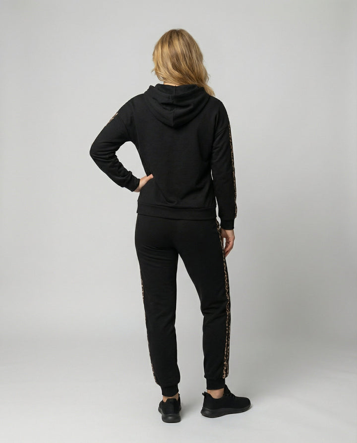 Zebra pattern women's tracksuit