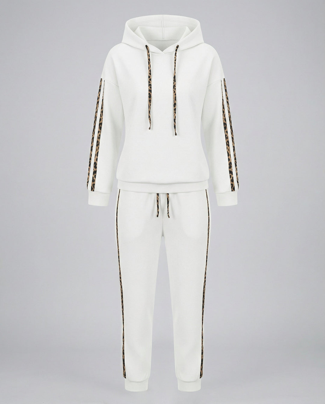 Zebra pattern women's tracksuit