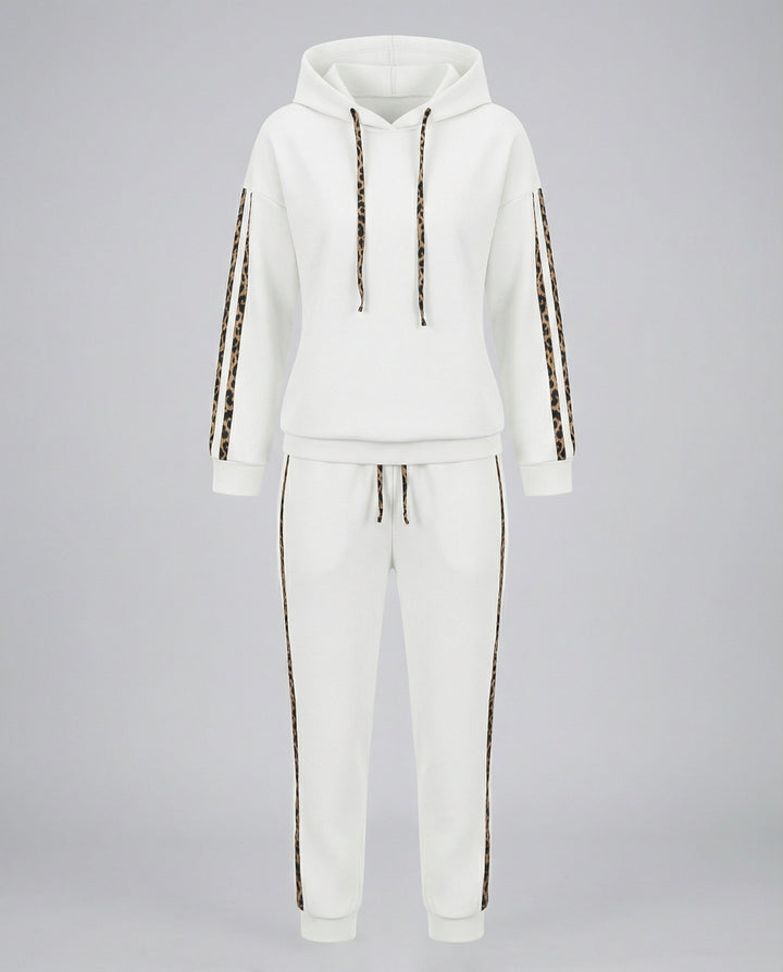 Zebra pattern women's tracksuit