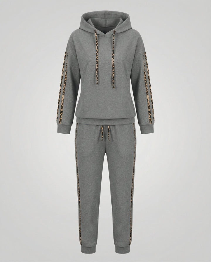 Zebra pattern women's tracksuit