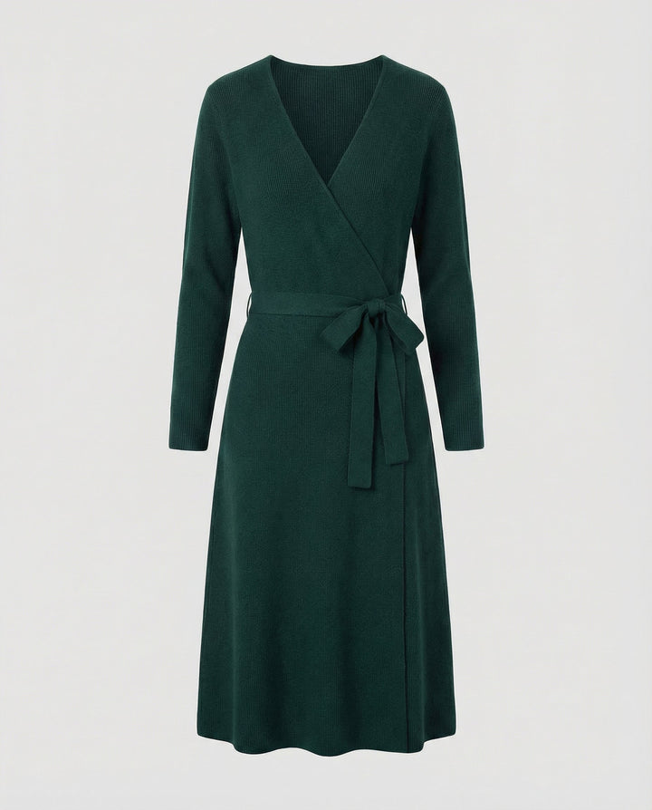 Elegant Wrap Dress Women