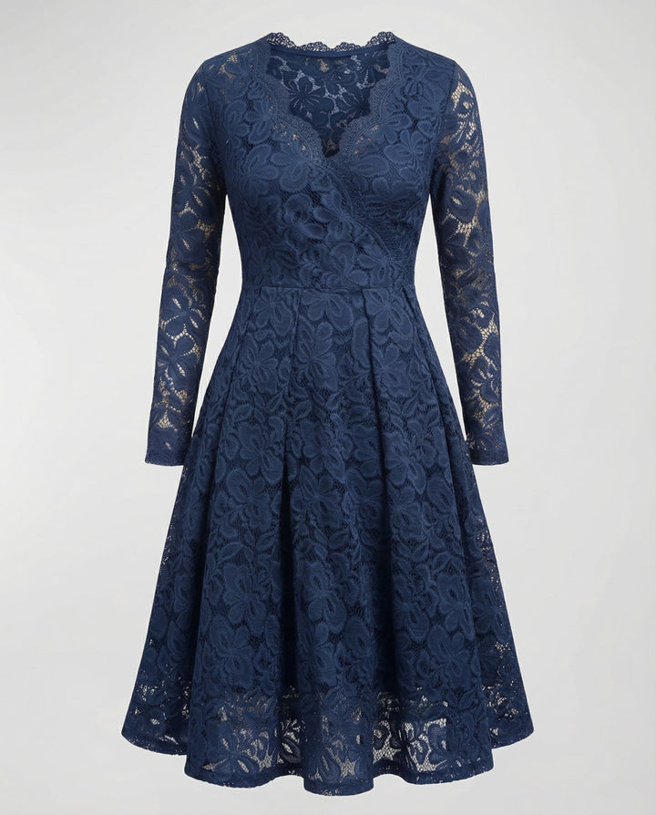 Elegant lace dress women