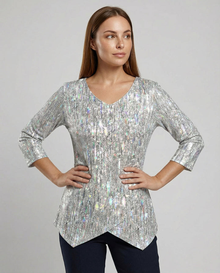 Elegant Women's V-Neck Top