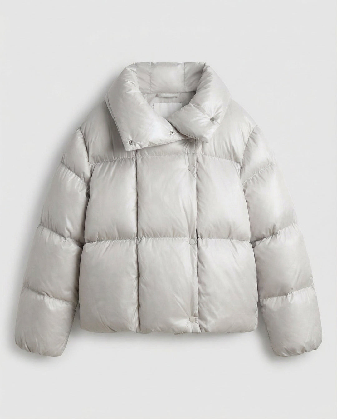 Short down coat women'shood