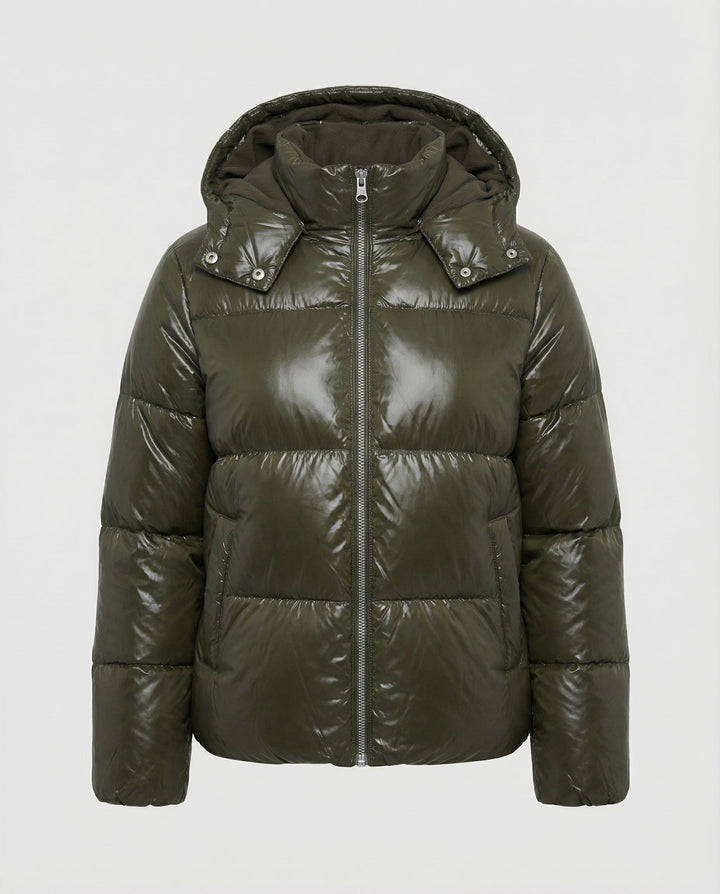 Women Puffy Jacket Hood