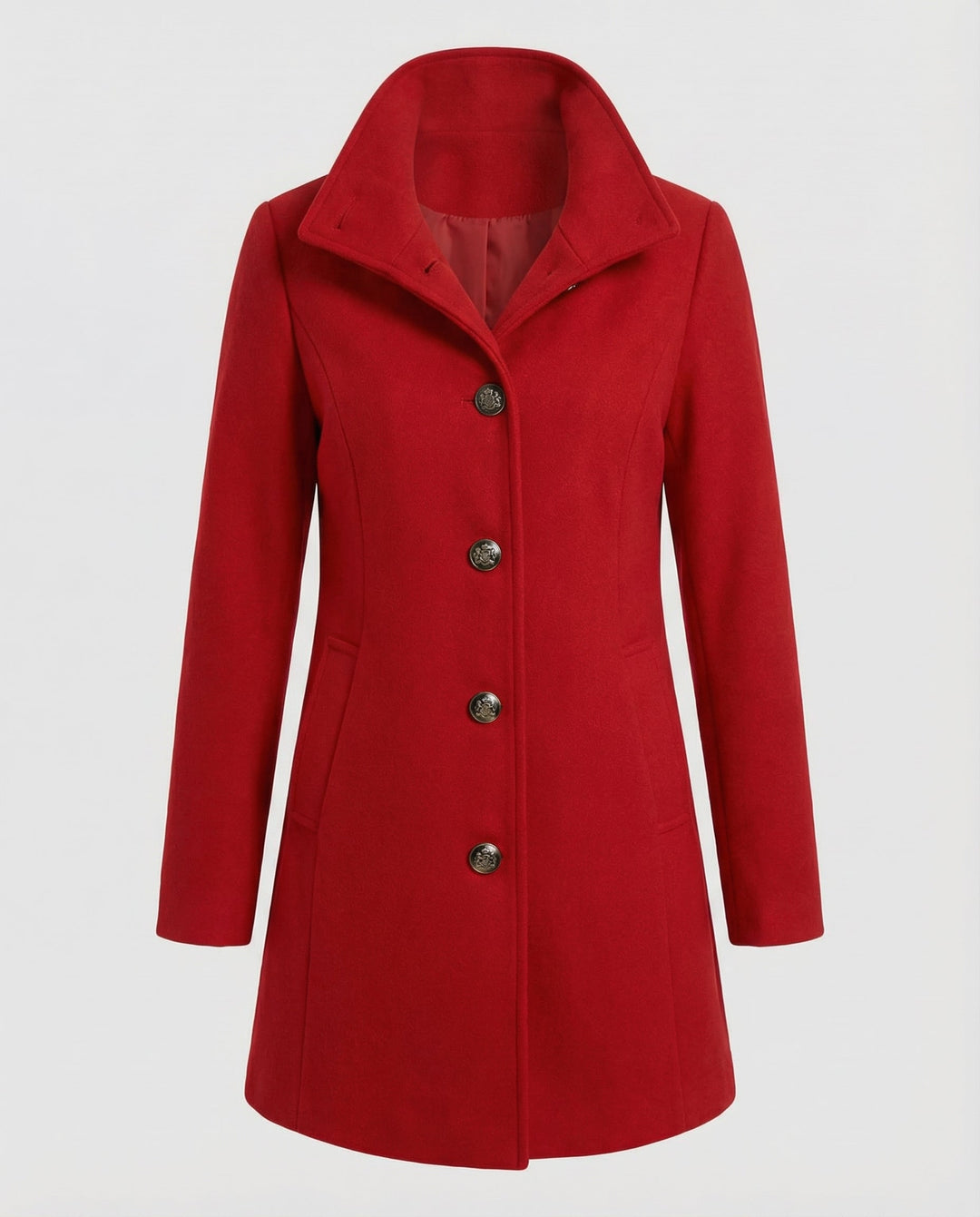 Elegant Women's Wool Coat