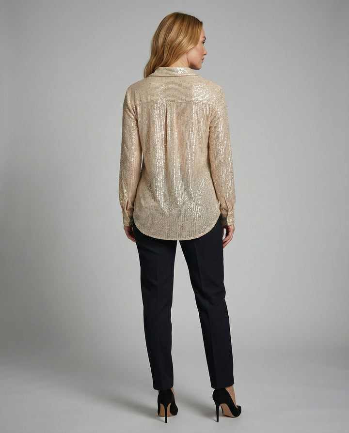 Sparkling Oversize Blouse Women