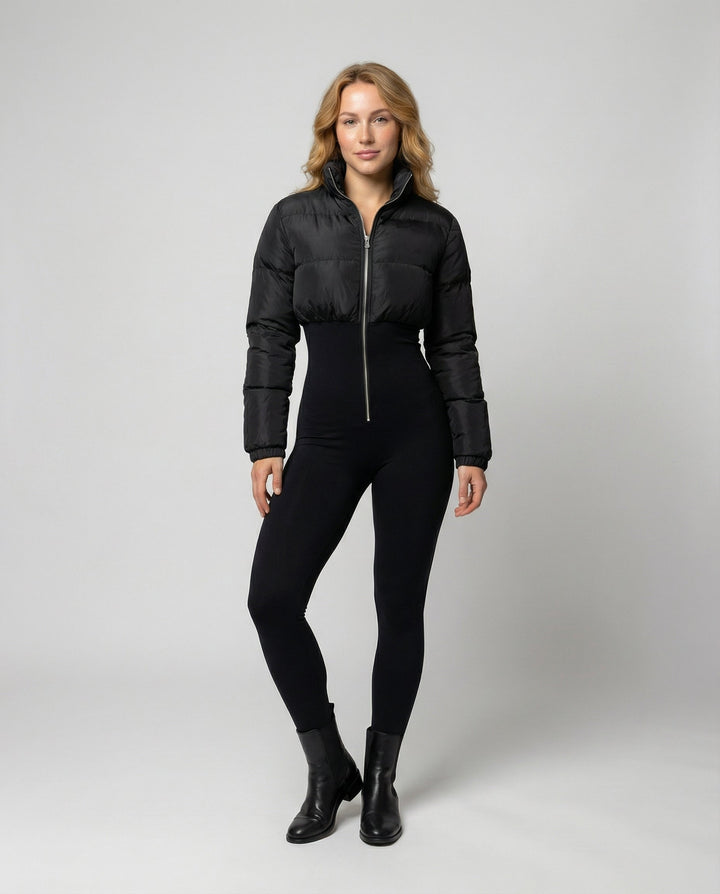Fitted Warm Down Jacket Women