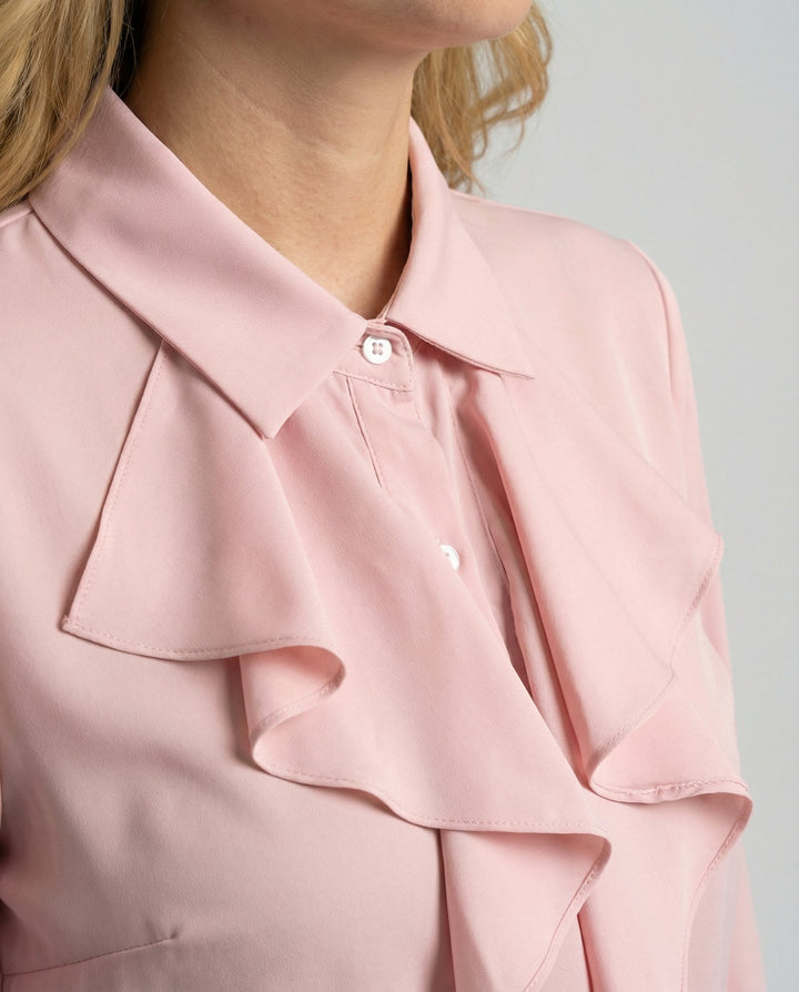 Ladies Blouse Ruffles Elegance