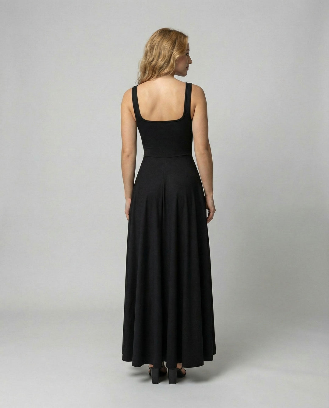 Soft Square Maxi Dress Women