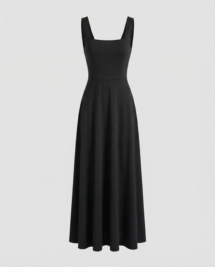 Soft Square Maxi Dress Women